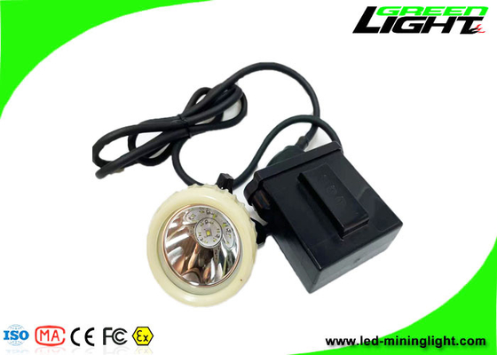 10000 Lux 광업 안전모 조명 6600mAh 충전식 광업 모자 램프
