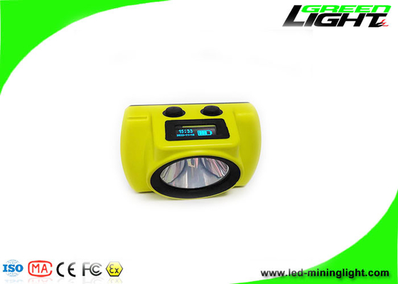 18000Lux OLED 스크린 LED 광부 Headlamp 자석 USB 재충전용 아BS/PC 램프 몸