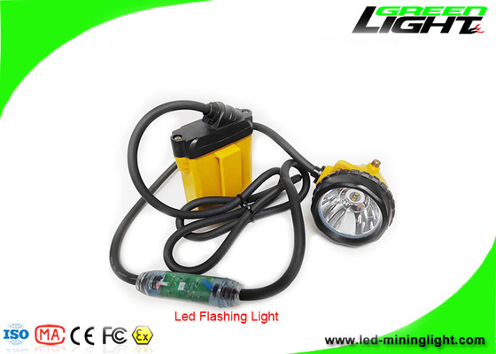IP68은 LED 광부 모자 램프 25000Lux 348lum 지하 광업 헤드램프를 방수 처리합니다