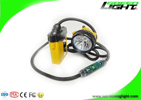 IP68은 LED 광부 모자 램프 25000Lux 348lum 지하 광업 헤드램프를 방수 처리합니다
