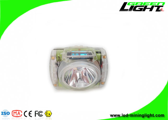 USB 충전기를 가진 232lum 13000 럭스 지하 LED 광업 전조등 480mA 6.8Ah 재충전용 헤드라이트