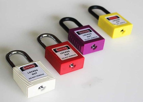 38 Mm 족쇄 안전 잠금 패드 록, ABS 재료 안전성 패드 록