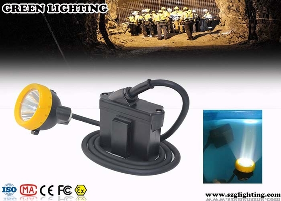 방수 석탄 광부 Headlamp, 6.2Ah 건전지 3W 힘 LED 채광 램프