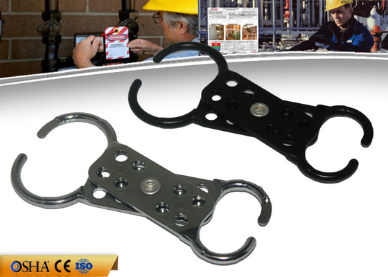 ZC-K61 두 배 끝은 걸쇠, 38 Mm 머리 수갑 차단 Tagout 걸쇠를 밖으로 잠급니다