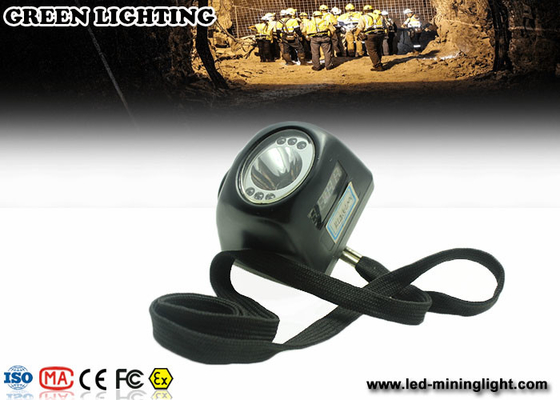 검은 234G IP68은 광부들 램프를 이끌었습니다, USB 요금이 마이닝 전면램프 CE 인증을 이끌었습니다