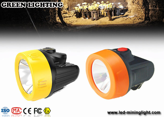 움직일 수 있는 강철 걸이를 가진 안전모를 위한 2.8Ah 리튬 이온 건전지 IP68 LED 광부 Headlamp