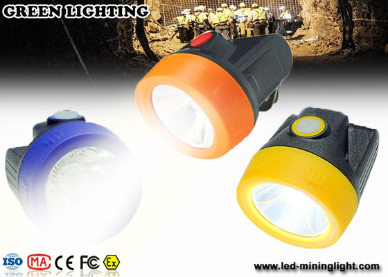 움직일 수 있는 강철 걸이를 가진 안전모를 위한 2.8Ah 리튬 이온 건전지 IP68 LED 광부 Headlamp