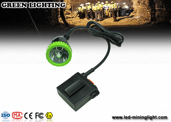 충격 내성 전면램프, 오랫동안 1500mA 3.7V 리튬 배터리와 LED 마이닝 램프를 배선합니다