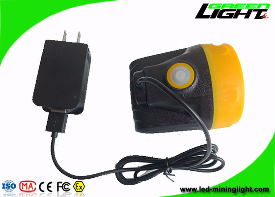 무선 1.1W 크리사람은 15 시간 점등 시간으로 마이닝 캡 빛 USB 충전기를 주도했습니다