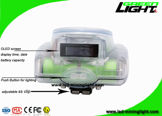 232 Lum은 OLED 스크린 USB 충전기로 마이닝 캡 램프 반대 폭발을 주도했습니다