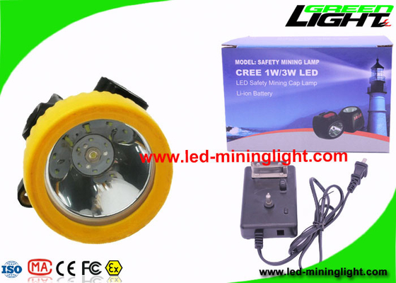 Li - 이온 건전지 재충전용 광부 크리인 LED Headlamp 장수 시간