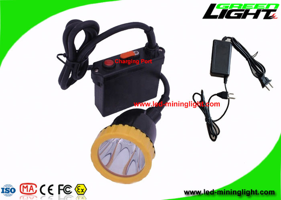 가장 밝은 재충전용 LED Headlamp 50000lux 고성능 11.2Ah 650Lum