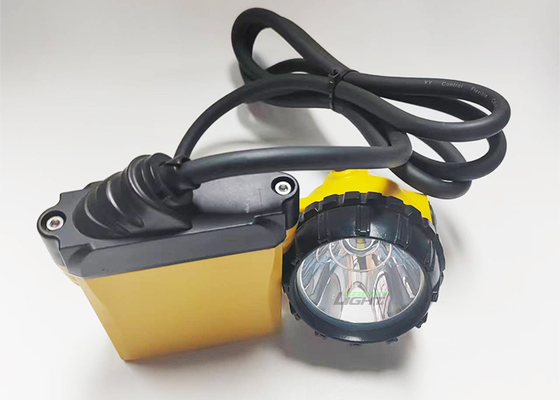 고휘도 10400mAh 348루멘 충전식 LED 광부 캡 램프 탄광 램프 25000럭스
