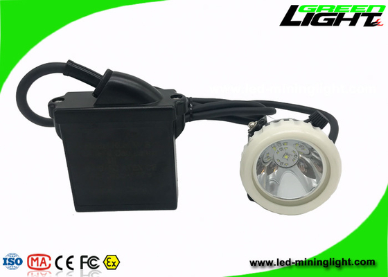ABS LED 마이닝 캡 빛 IP68 6.6Ah Li - 이온 바테리 10000 럭스 밝기