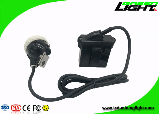 ABS LED 마이닝 캡 빛 IP68 6.6Ah Li - 이온 바테리 10000 럭스 밝기