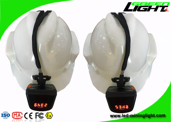 안전성 IP68 LED 마이닝 빛 8000 럭스 밝기 5.7Ah 배터리 1000 사이클 CE 승인