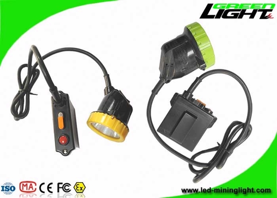 추적을 위한 방수 IP67 마이닝 재충전이 가능하 LED 전면램프 3.7V 11.2Ah 50000 럭스