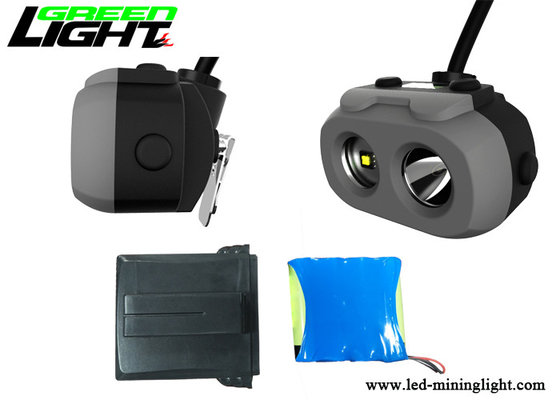 겹살은 Oled 스크린에 방수 광업 Headlamp 15000lux 높은 광도를 지도했습니다