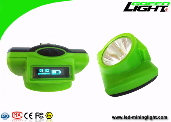 IP68 14-16hrs 워킹이 맞춘 가지고 다닐 수 있는 마이닝 캡 빛 램프 Oled 화면 13000 럭스