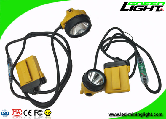 크리인 LED 코드가 없는 모자 램프 490g 최고 광도 25000lux 10.4Ah 폭발 예방