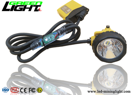 IP68 LED 광부들 캡 램프 25000 럭스 10.4Ah 삼성 건전지 팩 800mA 4 광모드