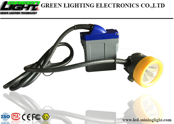 크리사람 칩 LED 광부들 캡 램프 15000 럭스는 6.6Ah 재충전 리튬 전지를 채택합니다