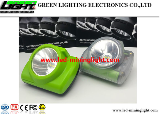 OLED 스크린과 USB 충전 LED 광부들 캡 램프 25000 럭스 1.78W 난연제