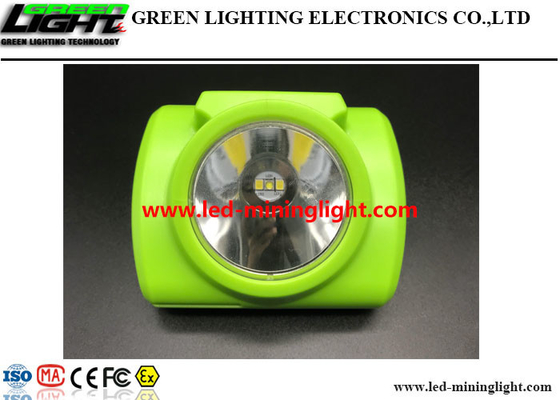 OLED 스크린과 USB 충전 LED 광부들 캡 램프 25000 럭스 1.78W 난연제