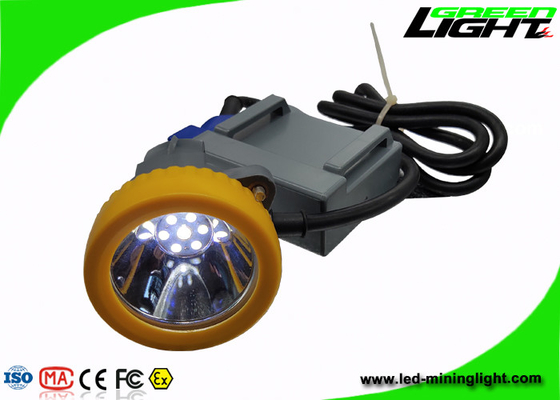 15000 럭스 IP68 LED 마이닝 빛 캡 램프 6.6Ah Li - USB 충전과 이온 바테리