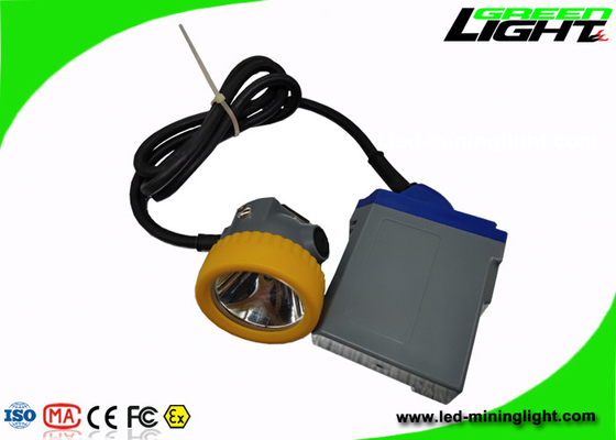 15000 럭스 IP68 LED 마이닝 빛 캡 램프 6.6Ah Li - USB 충전과 이온 바테리