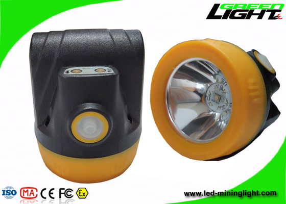 3.8Ah 건전지 안전모 Headlamp, 재충전용 광부 Headlamp 방수 IP68