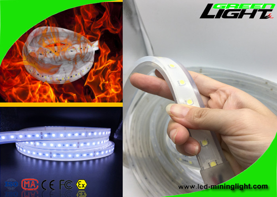 Rgb SMD 5050은 탄력적 주도하는 스트립 라이트 쿨 화이트 색깔 실리콘 재료를 방수 처리합니다