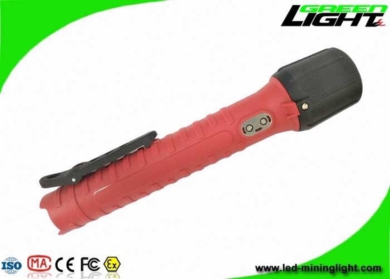 1300Lum 재충전이 가능한 주도하는 섬광 25000Lux GL-T666 IP68 15hrs는 작업 시간 바랍니다