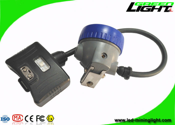 자석 USB 케이블을 가진을 가진 반 끈으로 묶인 LED 석탄 광부 안전모 램프 하이빔