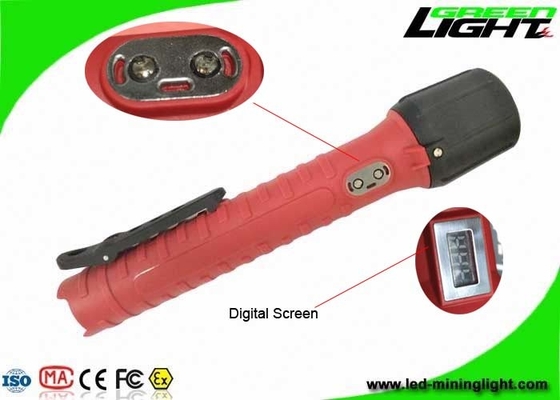 1300lum LED 플래쉬 등 토치 화염 저항하는 25000Lux Uv 까만 방수 IP68