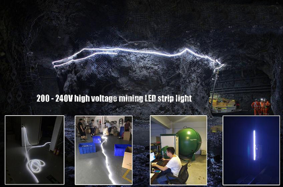 갱도 LED 가동 가능한 지구 빛 Sillicone 지하 밝은 백색 SMD 5050