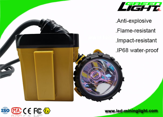 고성능 LED 광부 모자 램프 25000lux 광도 1200년 건전지는 순환합니다