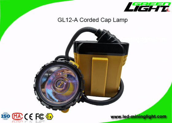 고성능 LED 광부 모자 램프 25000lux 광도 1200년 건전지는 순환합니다