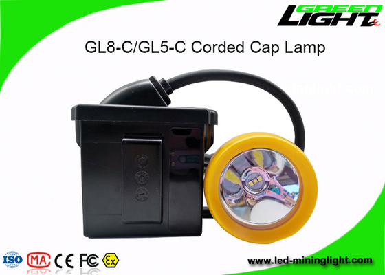 지하 안전 10000lux 1.67W LED 광부 모자 램프