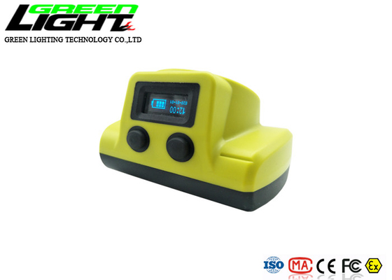 재충전이 가능한 IP68 18000LUX 6800mAh가 캡 램프 높은 일루미너스, 와이어와 이용 가능한 무선을 채굴합니다
