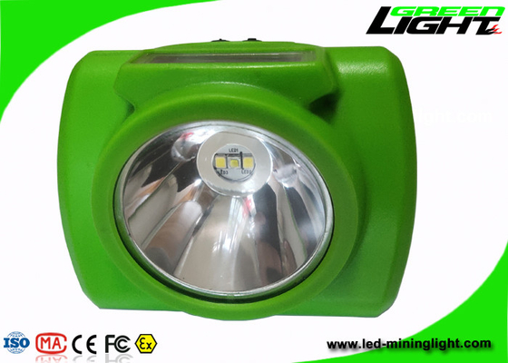 방수 13000LUX OLED 스크린은 광부 모자 램프를 지도했습니다