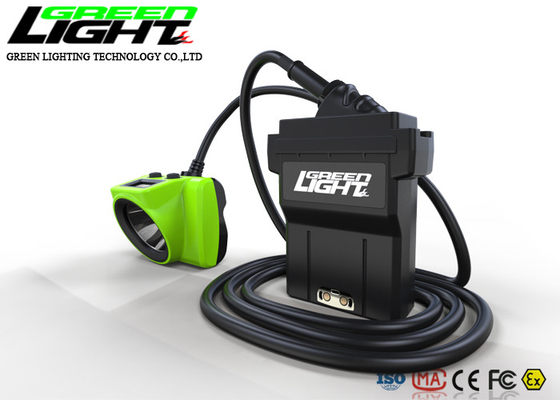 OLED 디스플레이 IP68 530LUM 25000LUX 주도하는 광부들 캡 램프