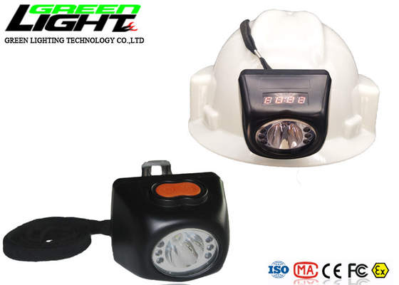 4.5Ah 리튬 이온 배터리 0.9W 8000 럭스 LED 광부들 캡 램프