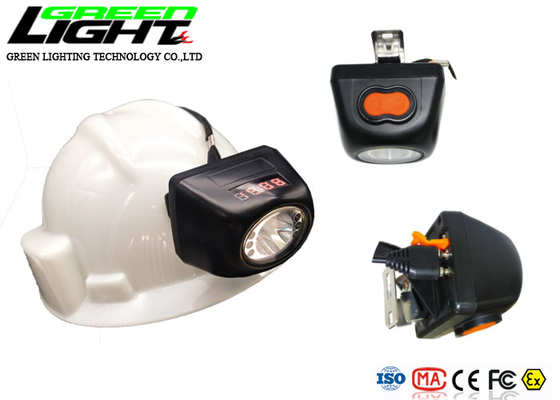 4.5Ah 리튬 이온 배터리 0.9W 8000 럭스 LED 광부들 캡 램프