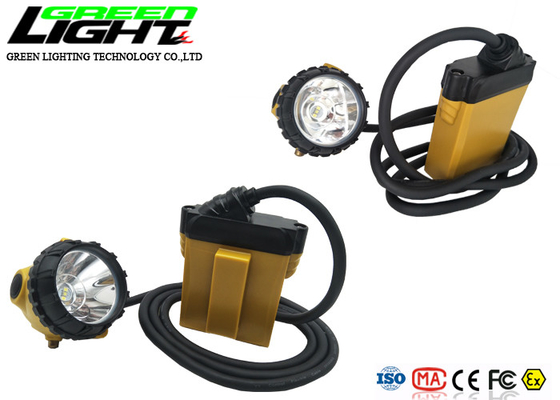 25000 럭스 3W 10.4Ah 재충전이 가능한 LED 마이닝 전면램프