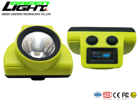 ABS 경우 348lum 25000 럭스 2.96W LED 광부들 캡 램프