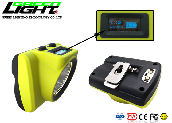 ABS 경우 348lum 25000 럭스 2.96W LED 광부들 캡 램프