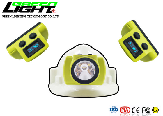 385LUM 20000 럭스 5V 2A IP68 재충전이 가능하 채굴하는 캡 램프