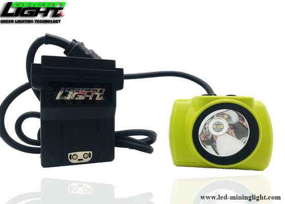 4.07W 25000 럭스 13.6Ah IP68 LED 마이닝 캡 램프
