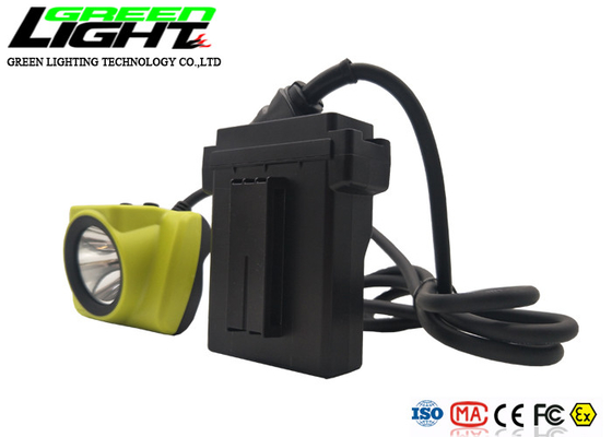 코드와 방수 IP68 LED 광부 캡 램프 13600mAh 25000 럭스